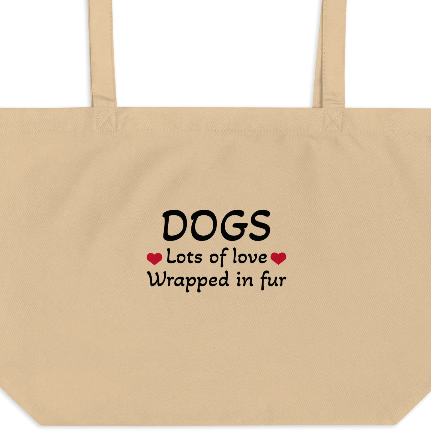 Dogs, Lots of Love X-Large Tote/ Shopping Bags
