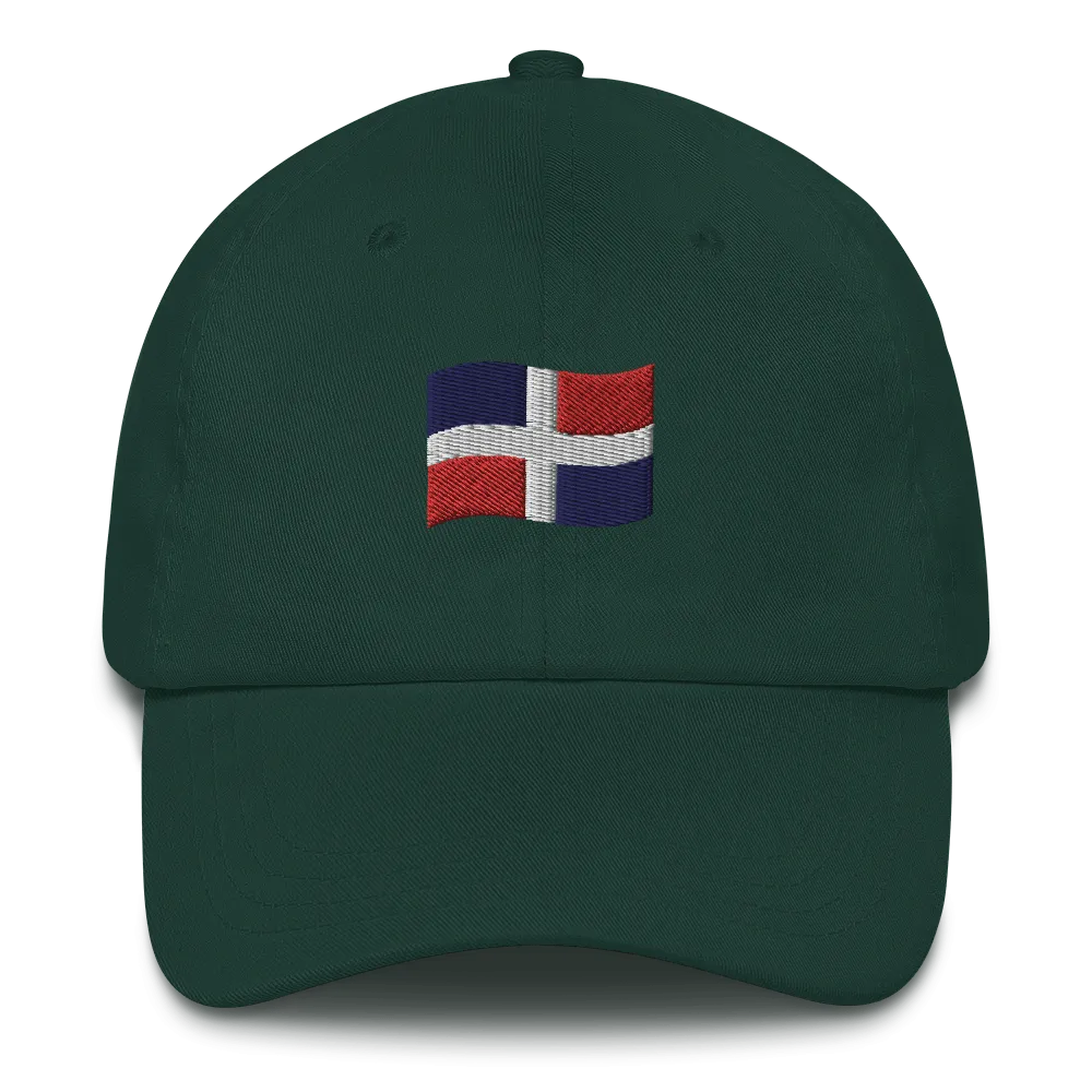 Dominican Republic Flag Emoji Dad hat