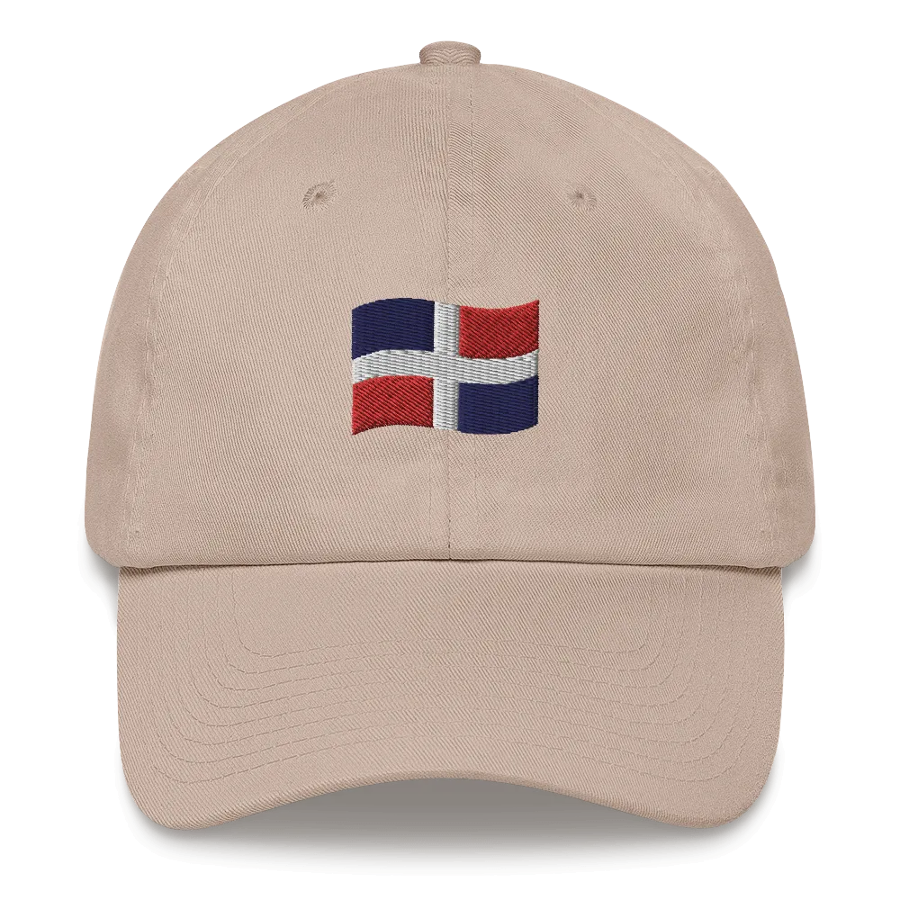 Dominican Republic Flag Emoji Dad hat