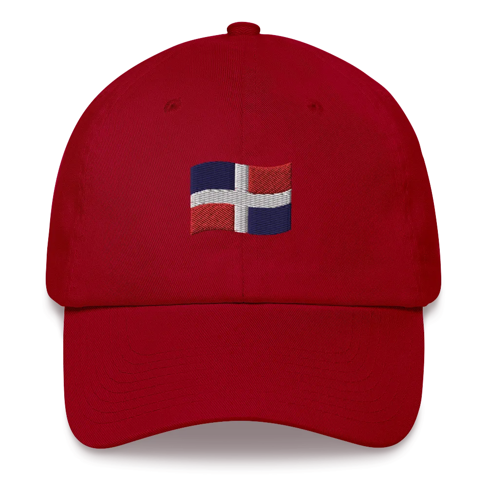 Dominican Republic Flag Emoji Dad hat