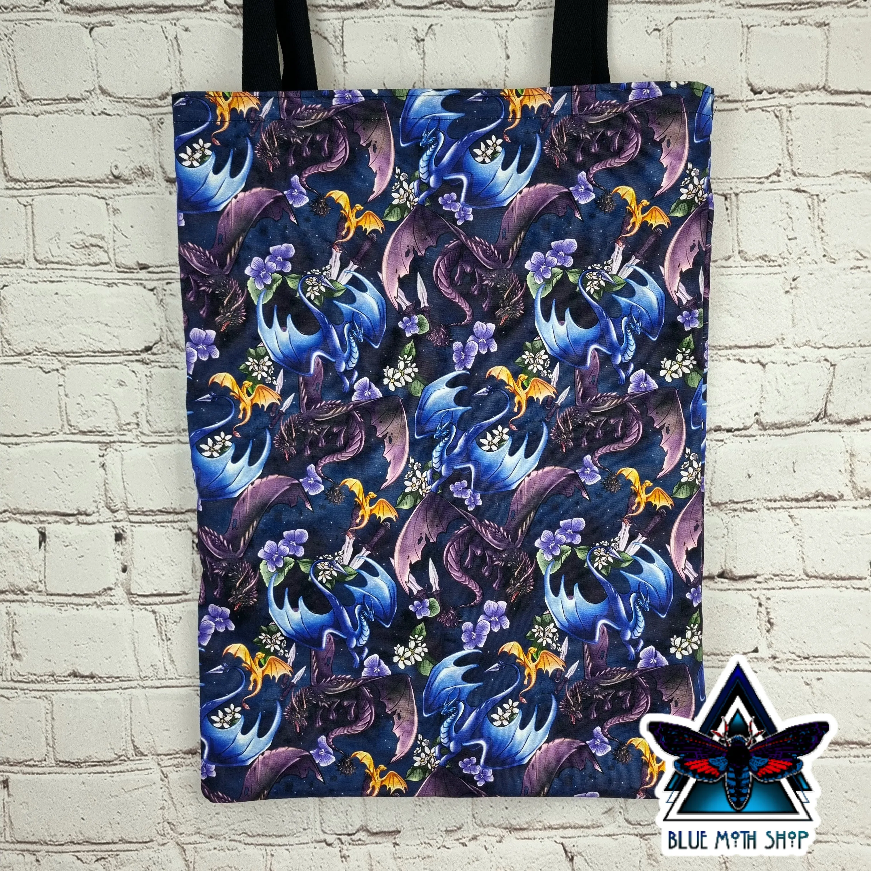 Dragons 4th Wing 100% Cotton Canvas Tote Bag