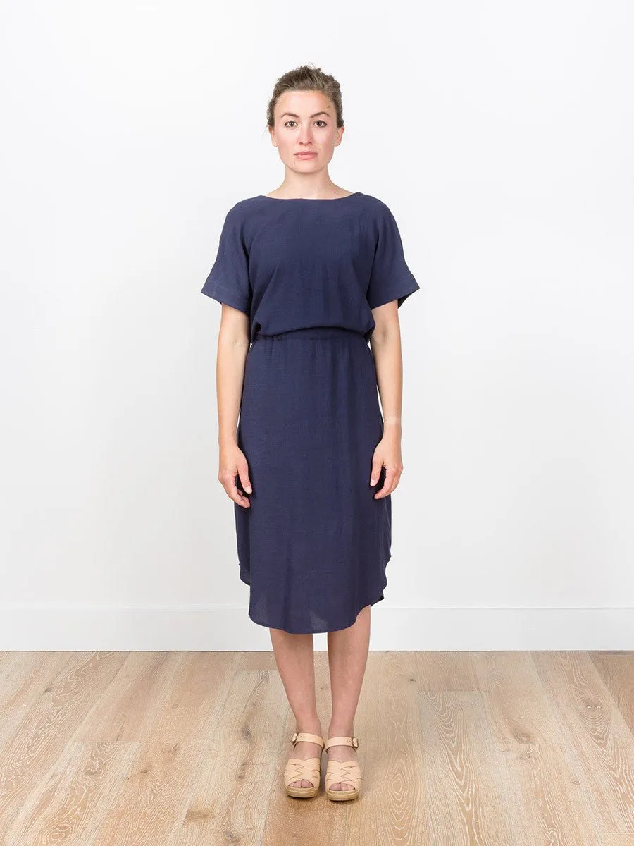 drawstring dress