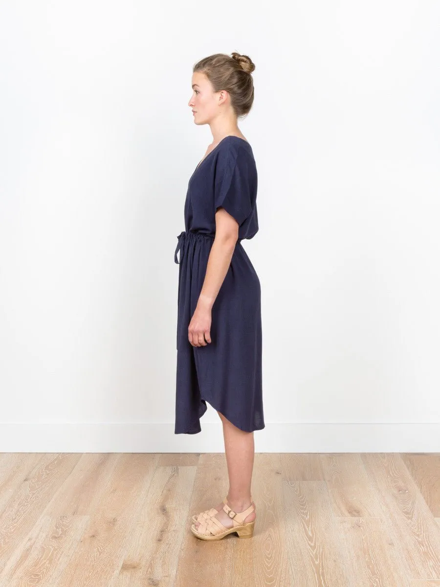 drawstring dress