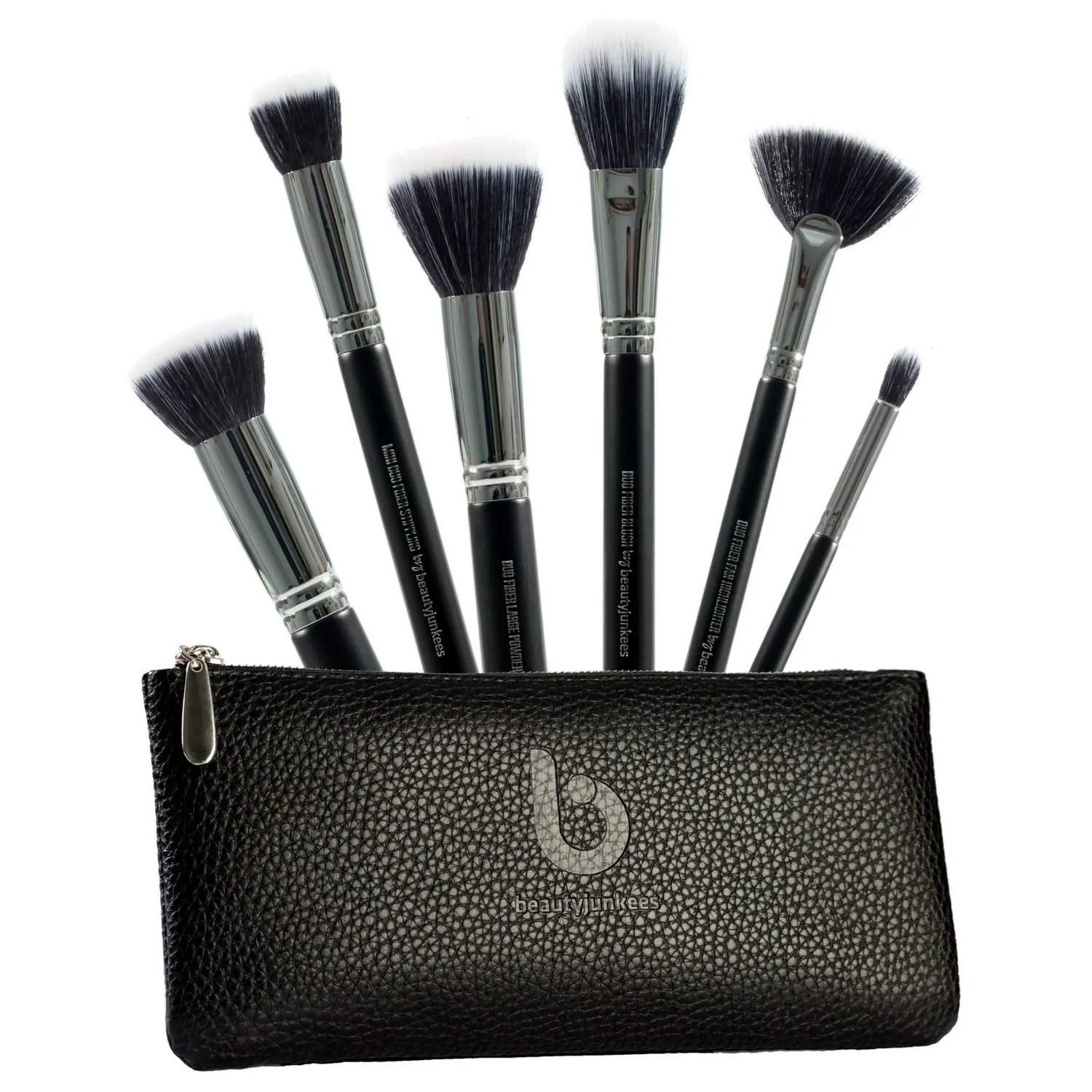 Duo Fiber Makeup Brush Set with Case