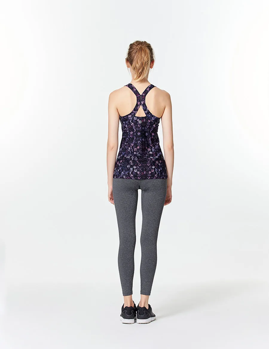 easyoga LESPIRO Exquisite X Tank - FE6 Graffiti Purple