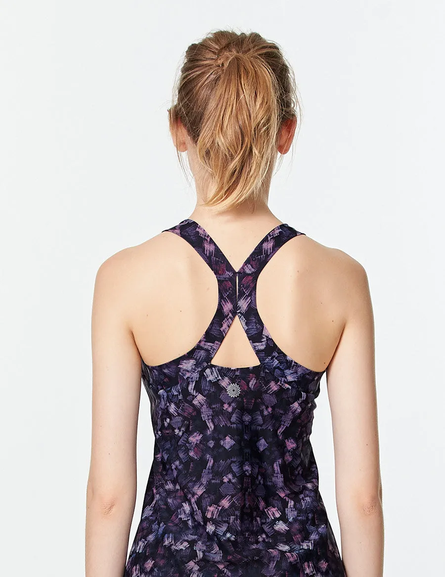 easyoga LESPIRO Exquisite X Tank - FE6 Graffiti Purple