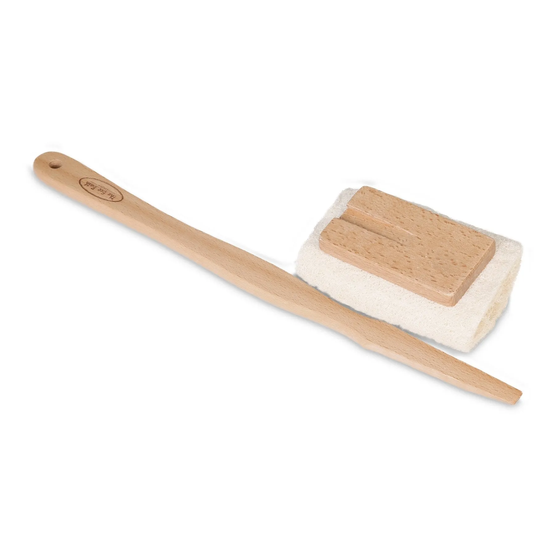 Eco Bath London Natural Loofah Brush with Detachable Handle