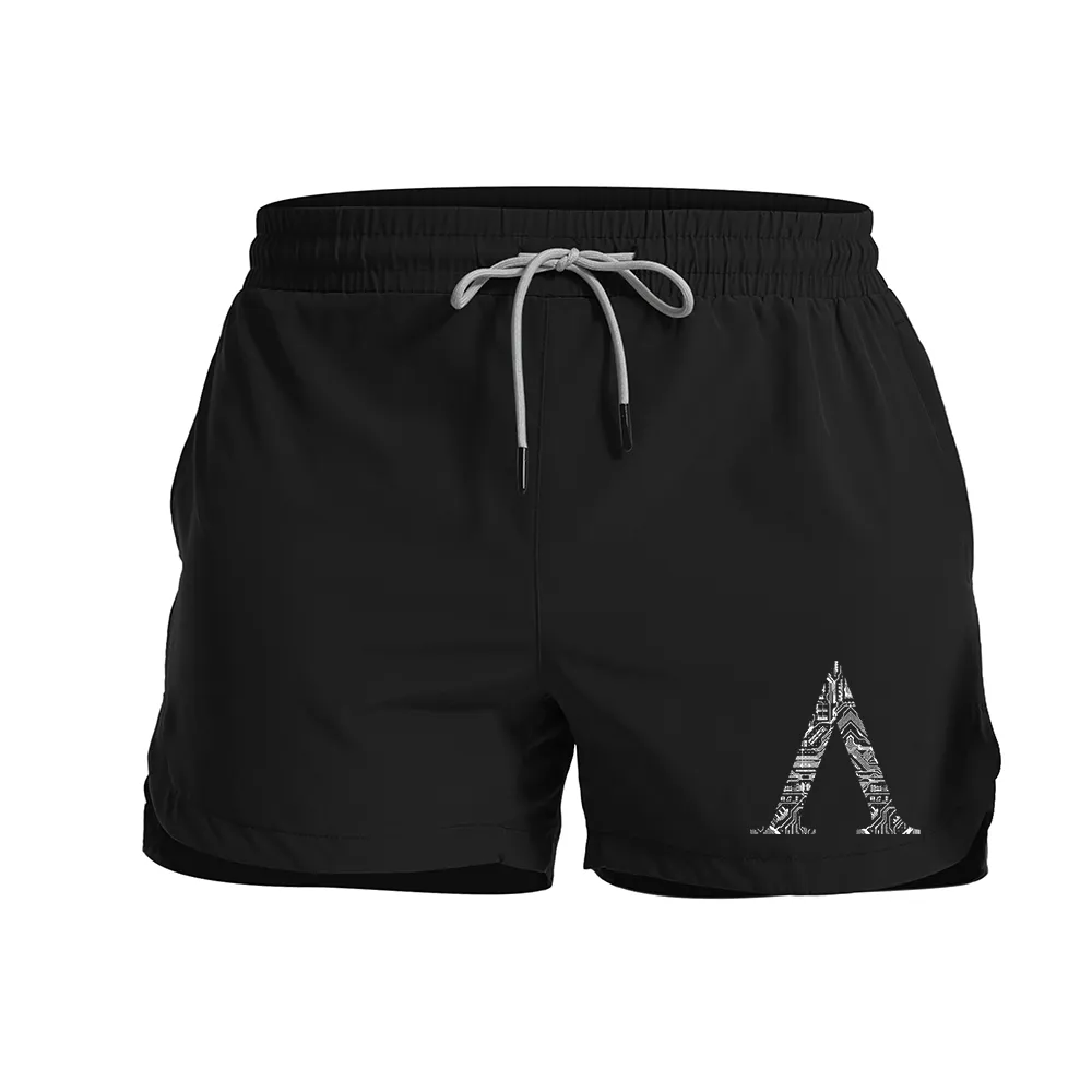 Electronic Spartan A Graphic Shorts
