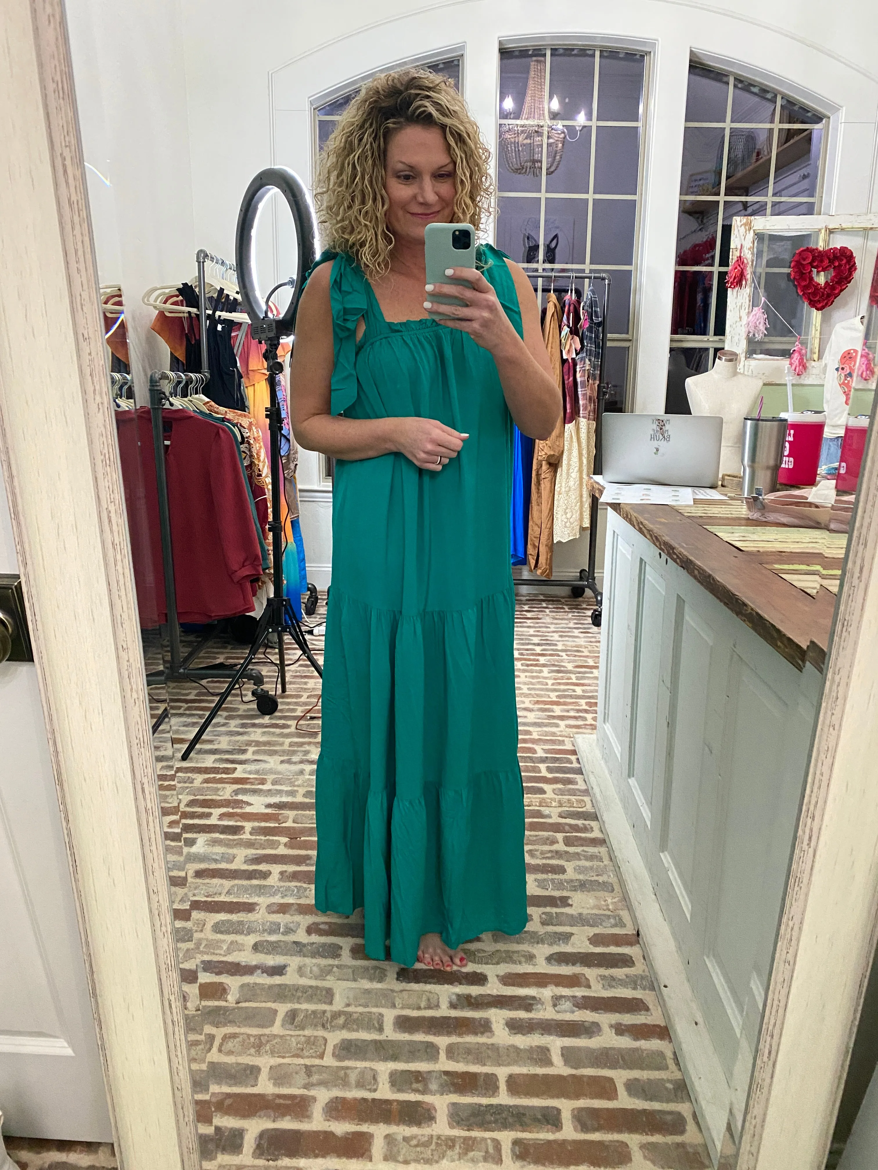 Emerald Maxi Dress
