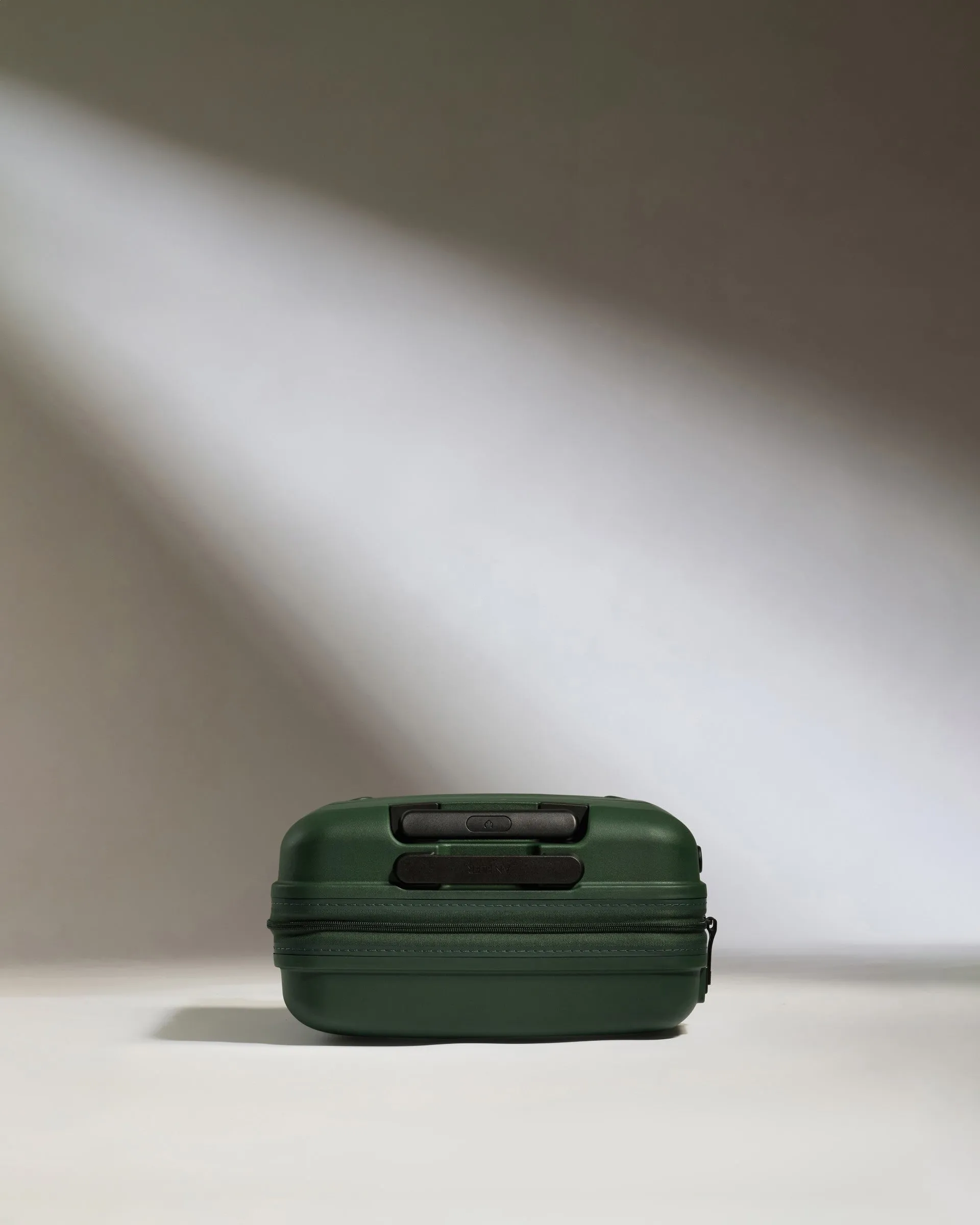 Expandable Carry-on Luggage in Antler Green - Single Stripe