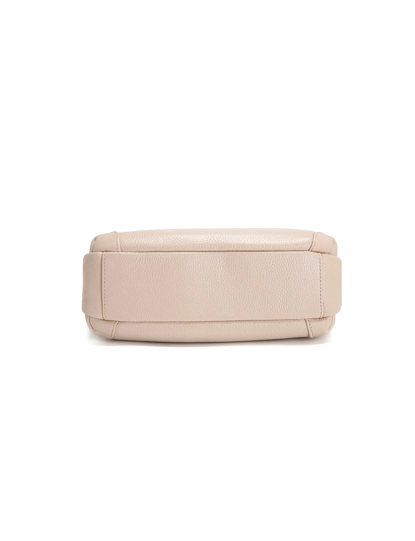 FAITH LEATHER CROSS BODY BAG- E1-0749-IVORY