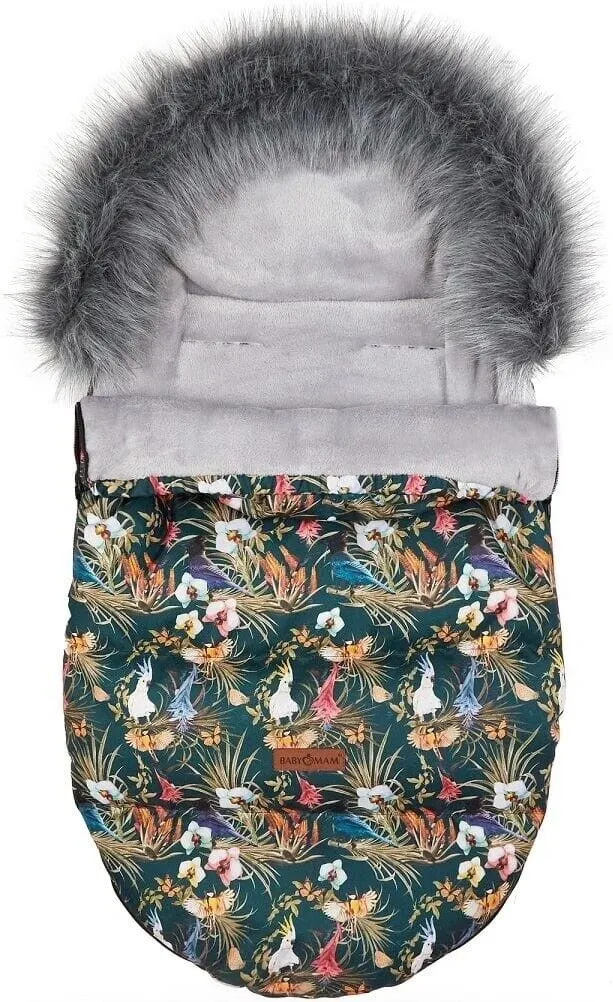Fauna and Flora Baby  Footmuff Collar Stroller Pushchair Sleeping Bag Husky Warm