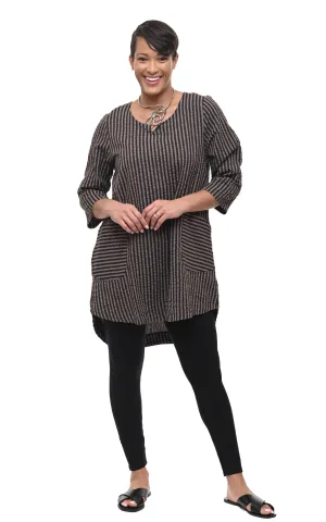 FINAL SALE CV326 Paloma Tunic in Wallace Stripe*