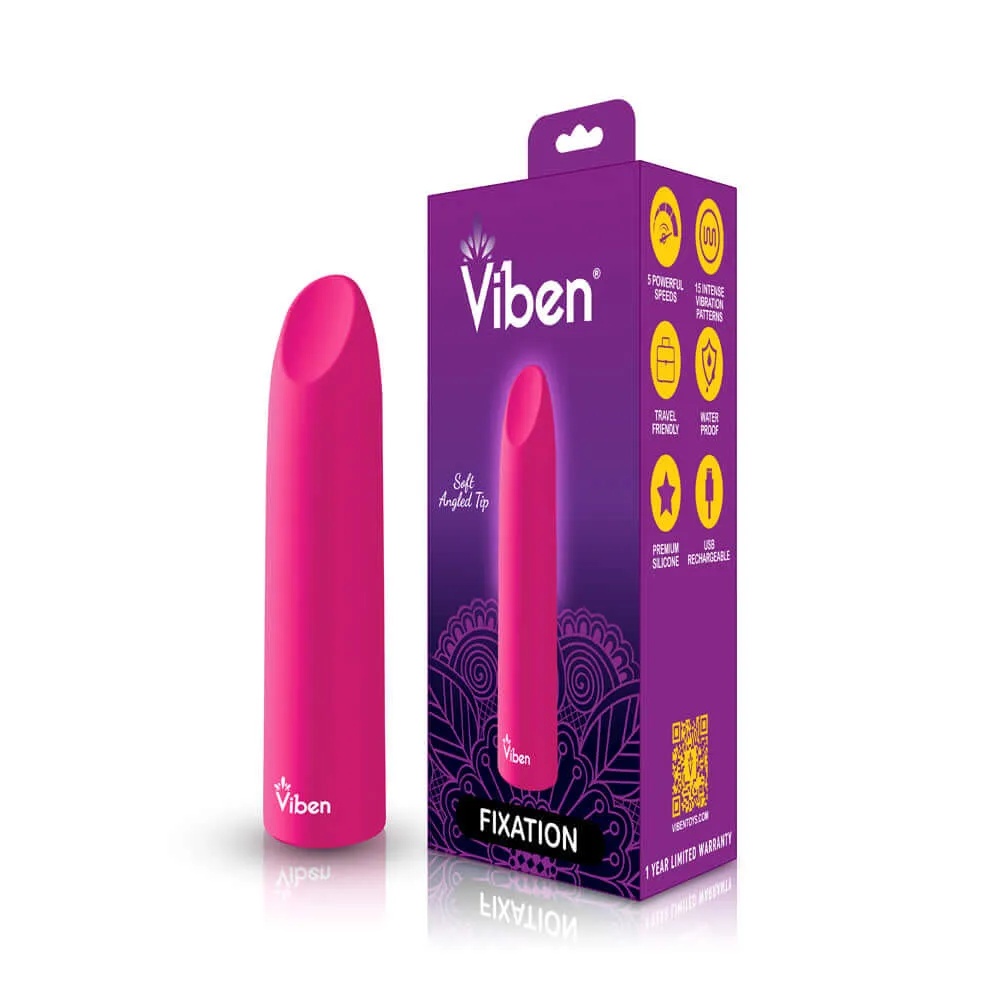 Fixation - Hot Pink - Powerful Lipstick Bullet Vibe