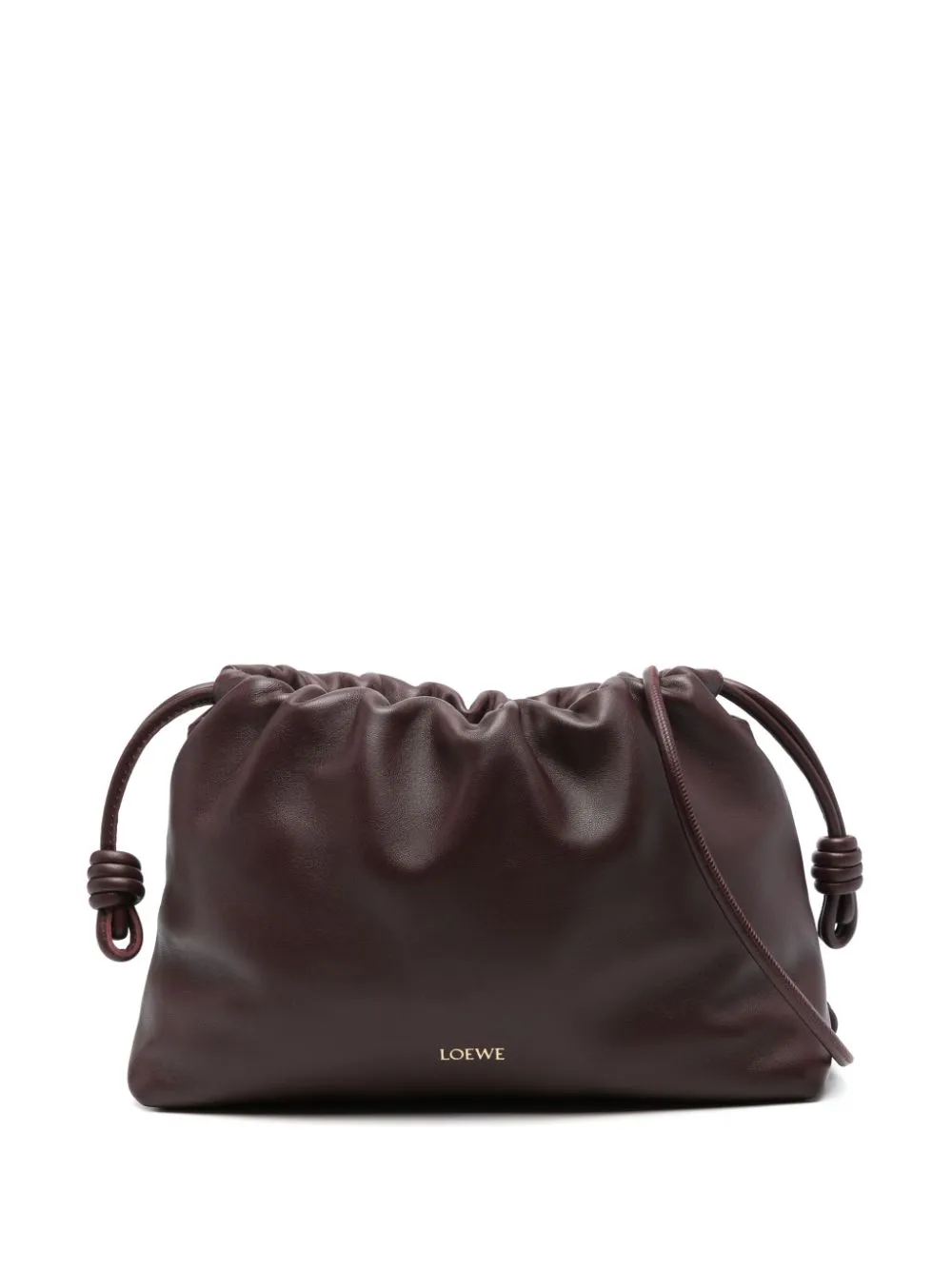 Flamenco medium leather clutch