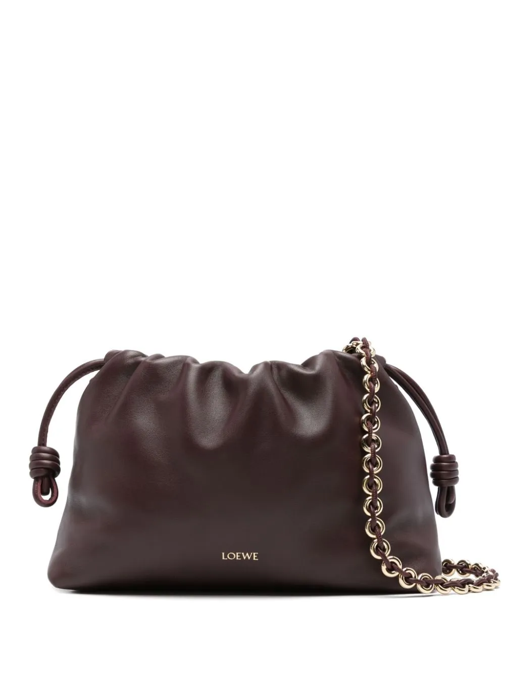 Flamenco medium leather clutch