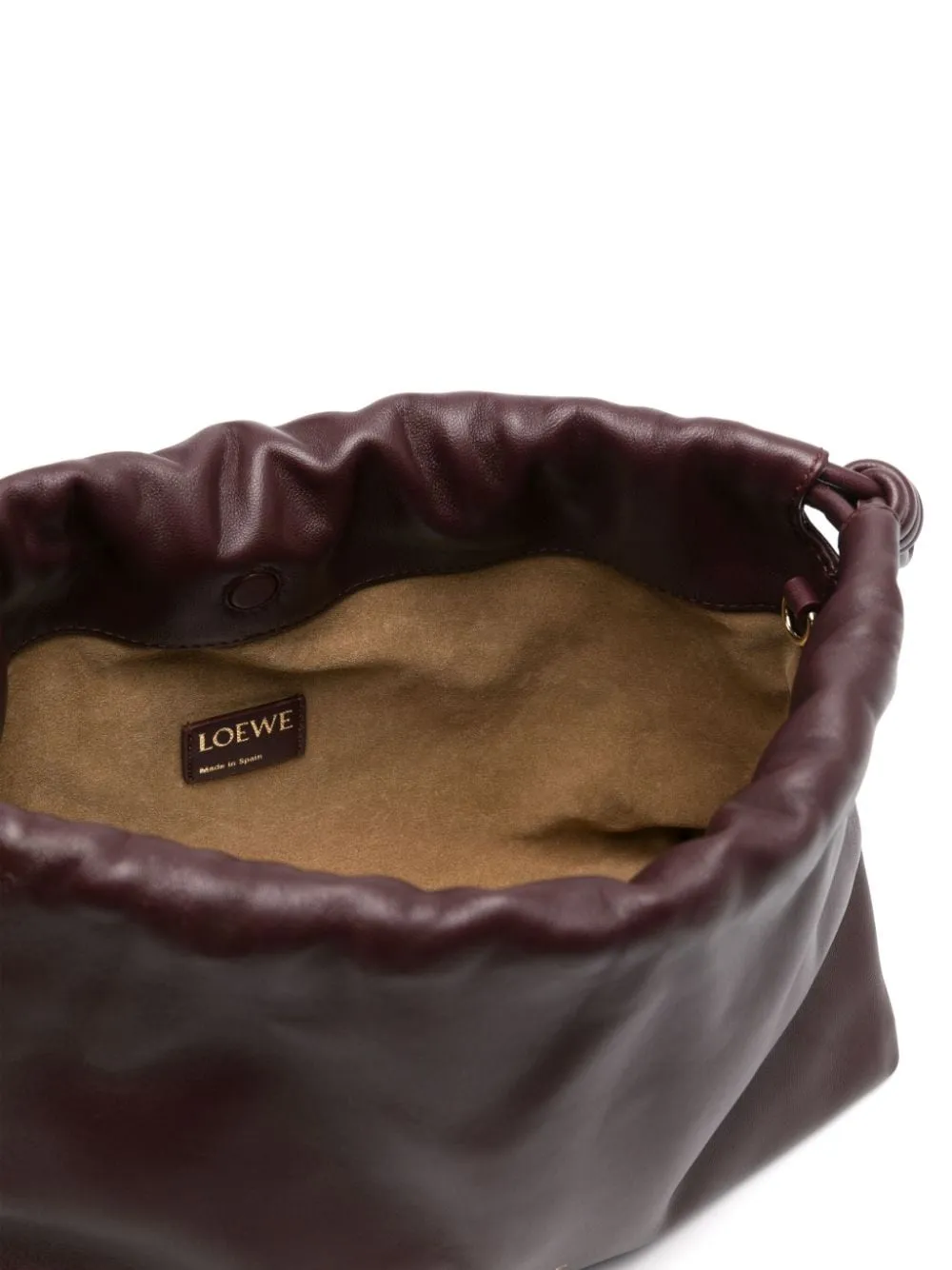 Flamenco medium leather clutch