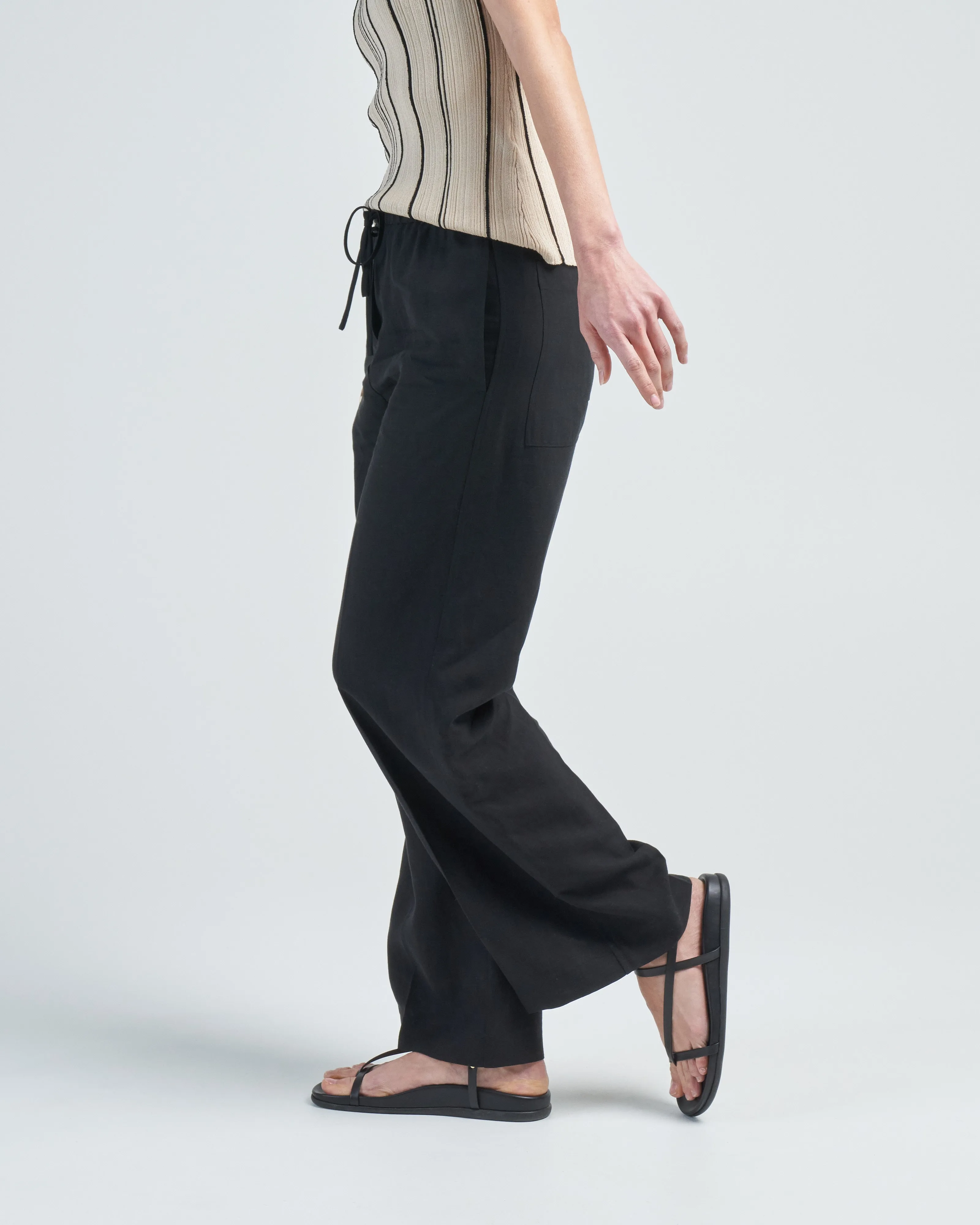 fluid drawstring trousers