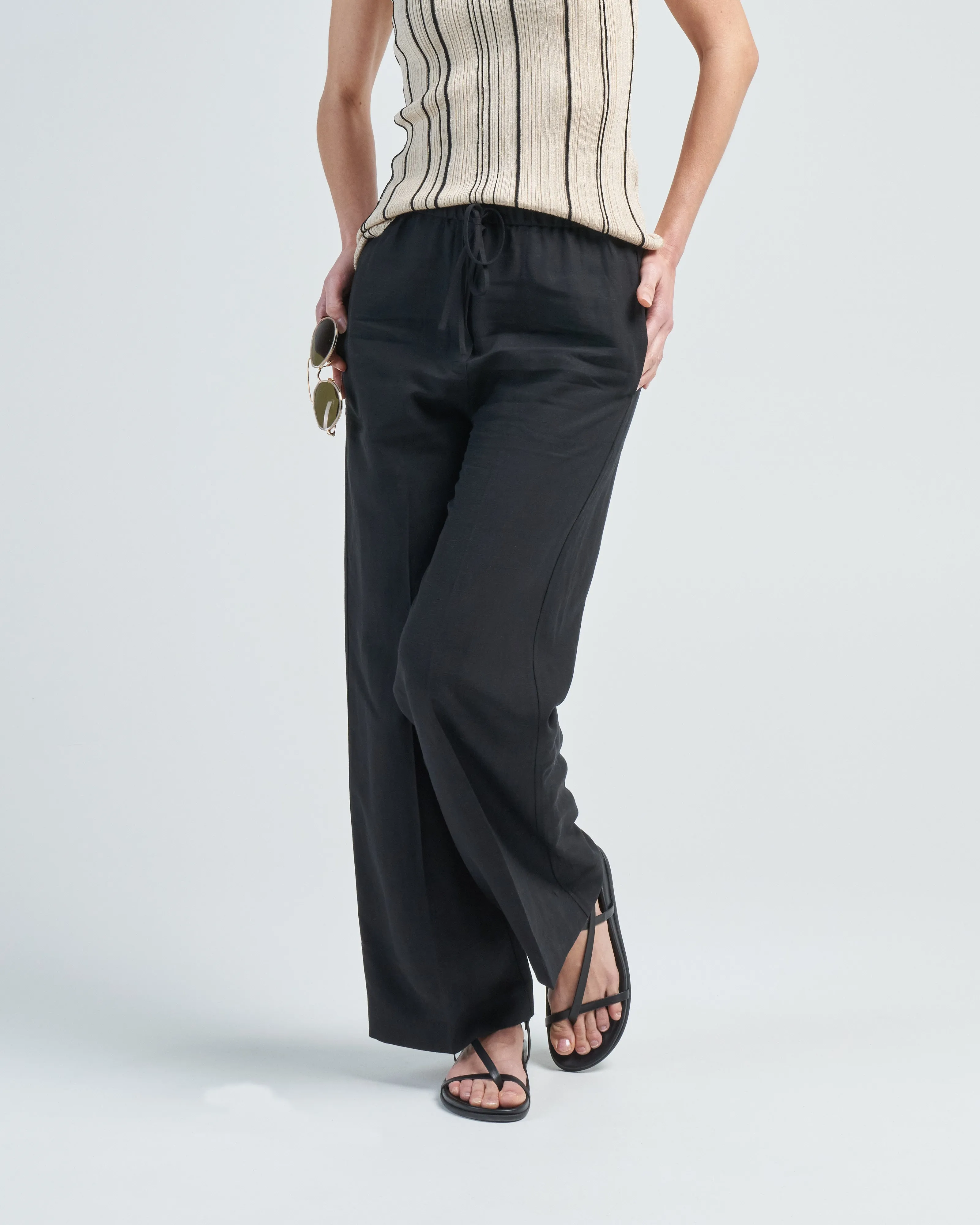 fluid drawstring trousers