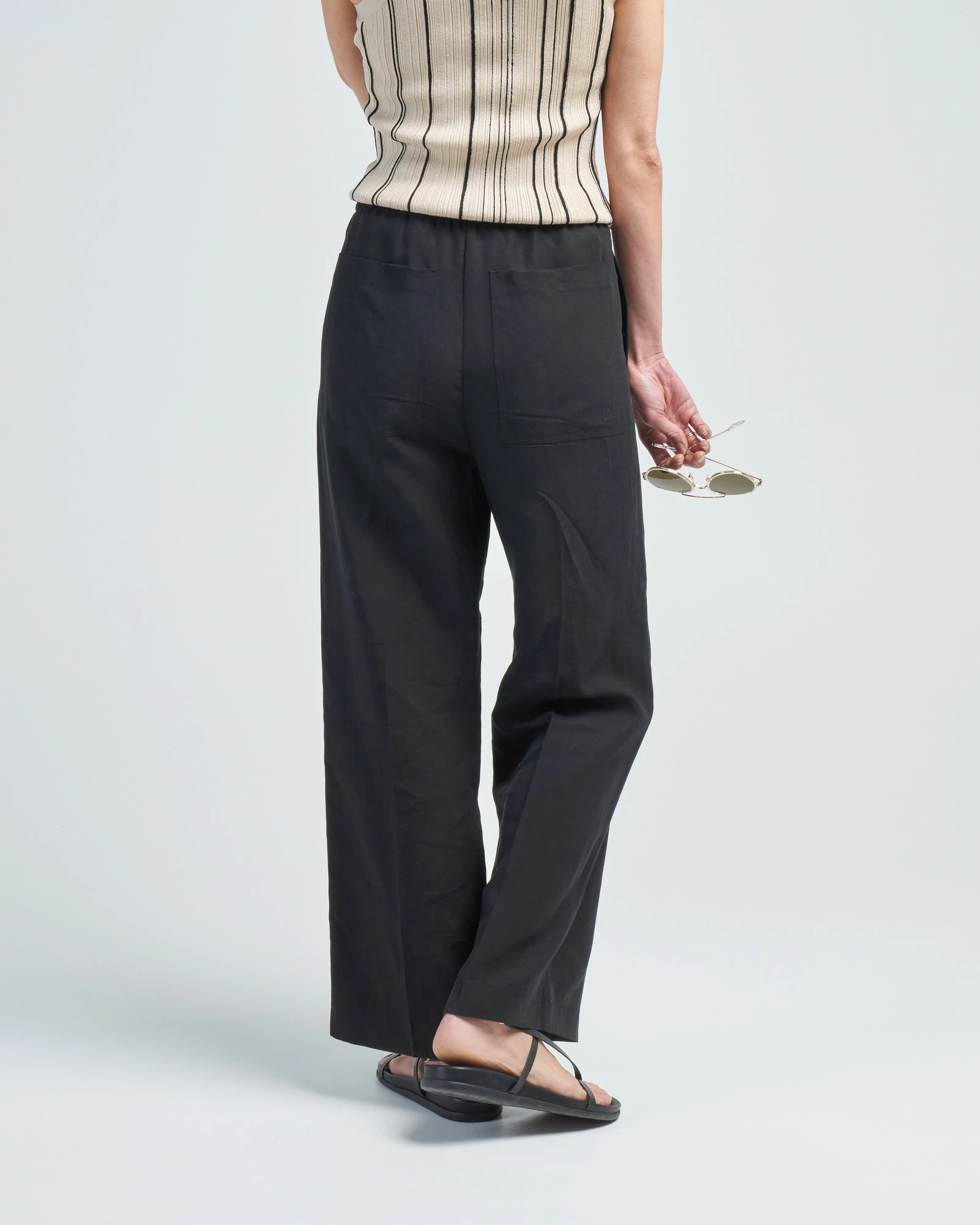 fluid drawstring trousers