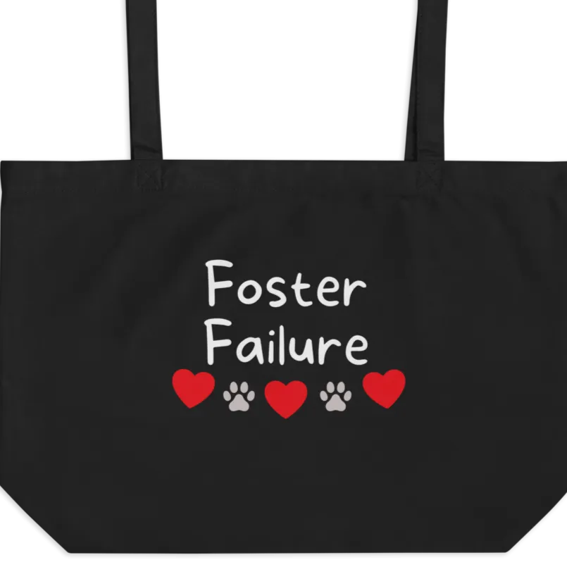 Foster Failure X-Large Tote\Shopping Bag - Black