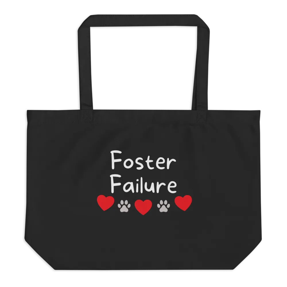 Foster Failure X-Large Tote\Shopping Bag - Black