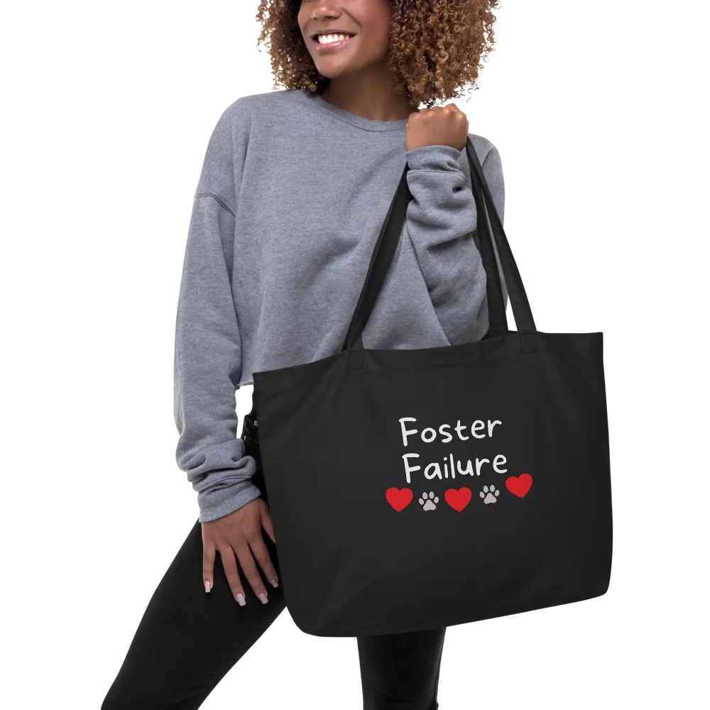 Foster Failure X-Large Tote\Shopping Bag - Black
