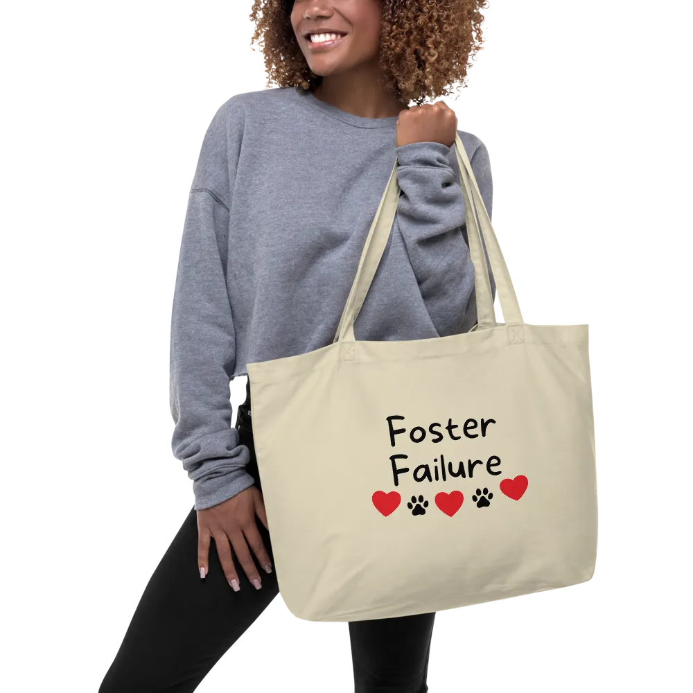 Foster Failure X-Large Tote/Shopping Bag - Oyster