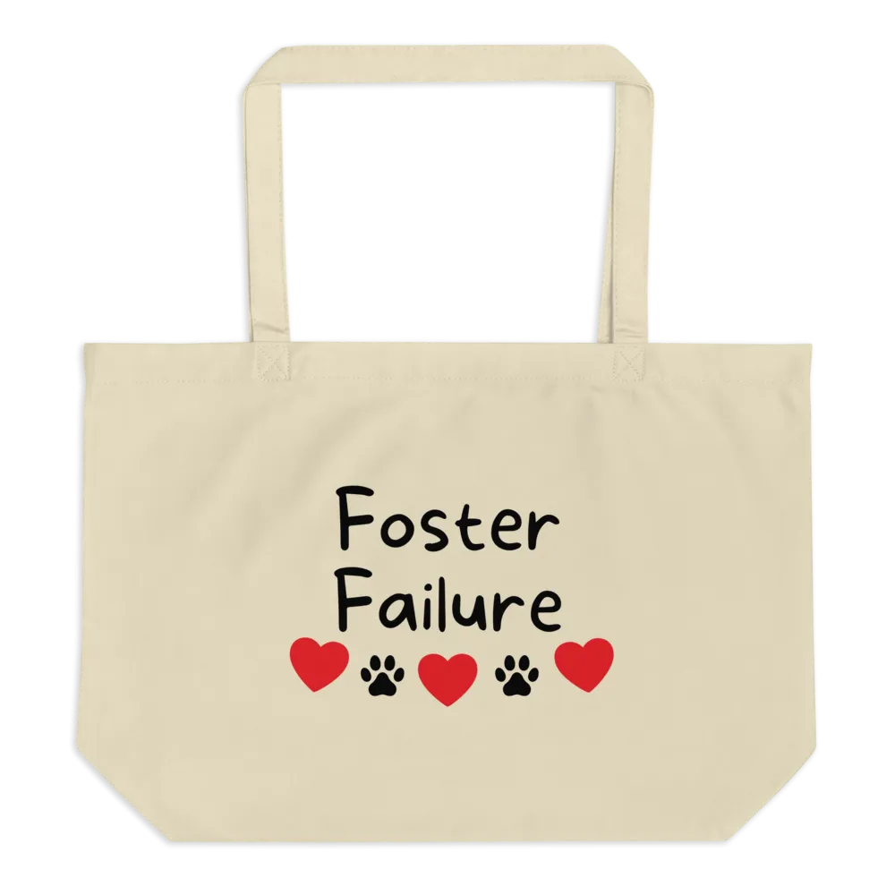 Foster Failure X-Large Tote/Shopping Bag - Oyster
