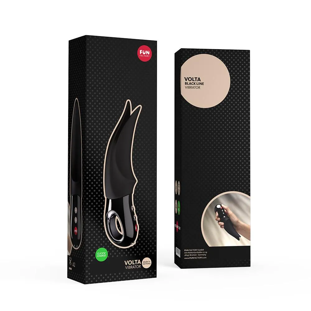 FUN FACTORY Volta Black Line FLICKERING ORAL STIMULATOR
