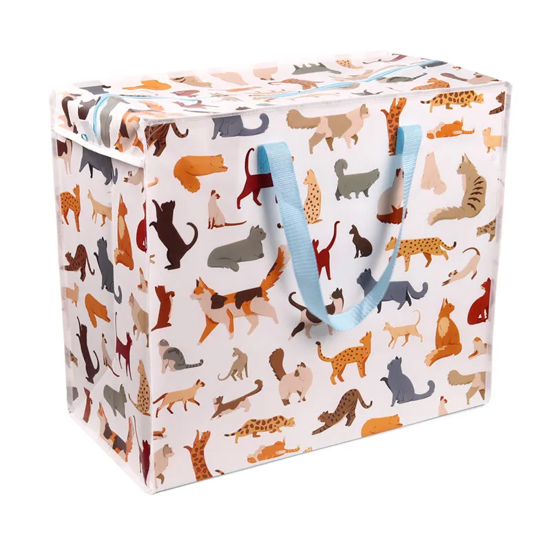 Fun Practical Laundry & Storage Bag - Feline Fine Cats