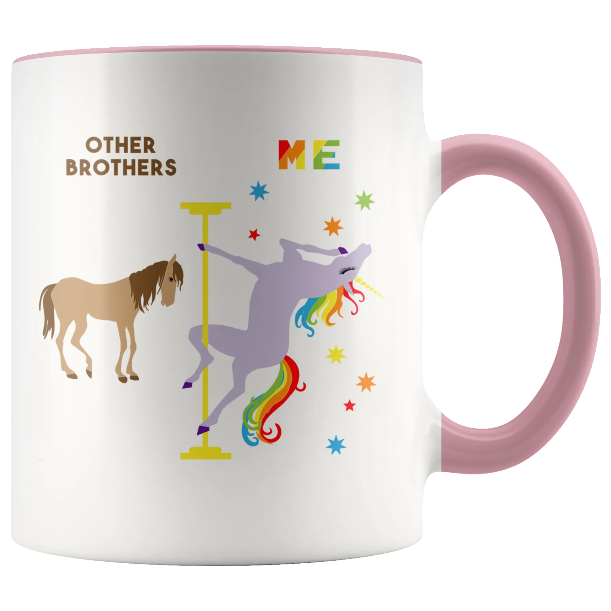 Funny Brother Gift Brother Mug Best Brother Ever Birthday Coffee Cup Pole Dancing Unicorn
