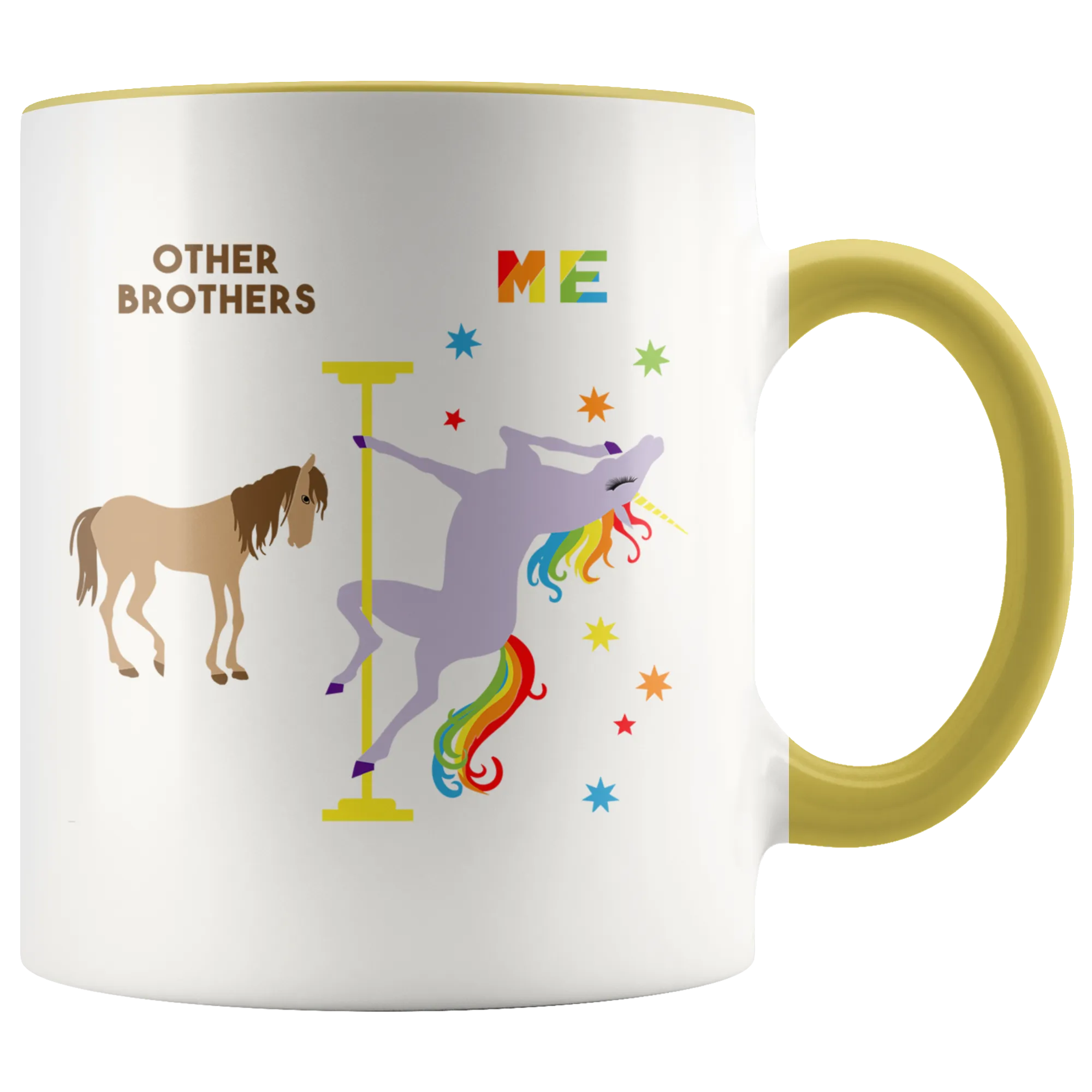 Funny Brother Gift Brother Mug Best Brother Ever Birthday Coffee Cup Pole Dancing Unicorn