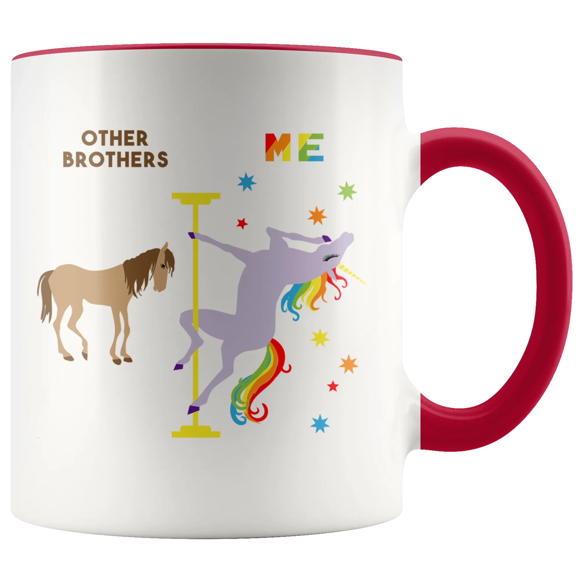 Funny Brother Gift Brother Mug Best Brother Ever Birthday Coffee Cup Pole Dancing Unicorn