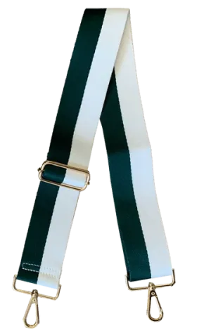 Game Day Bag Strap in Green/White