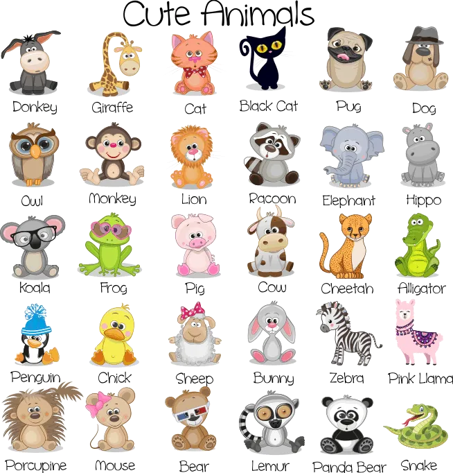 Gift Bags Cute Animal Collection