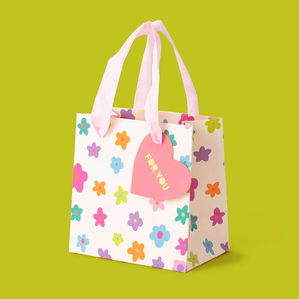 Gift Bags - Happy Flowers - Assorted Sizes to Choose From