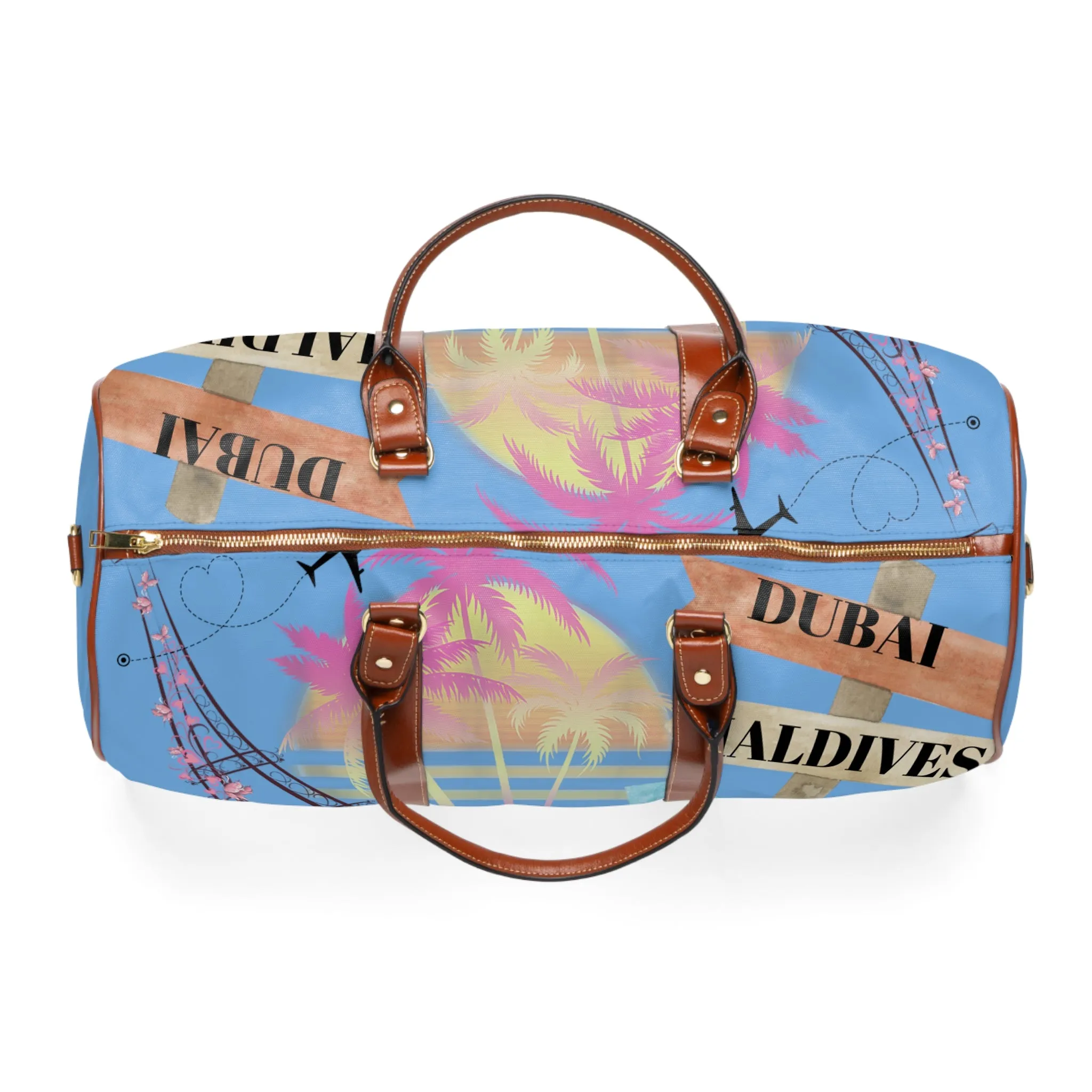 Gifts of Joy Blue Waterproof Travel Bag