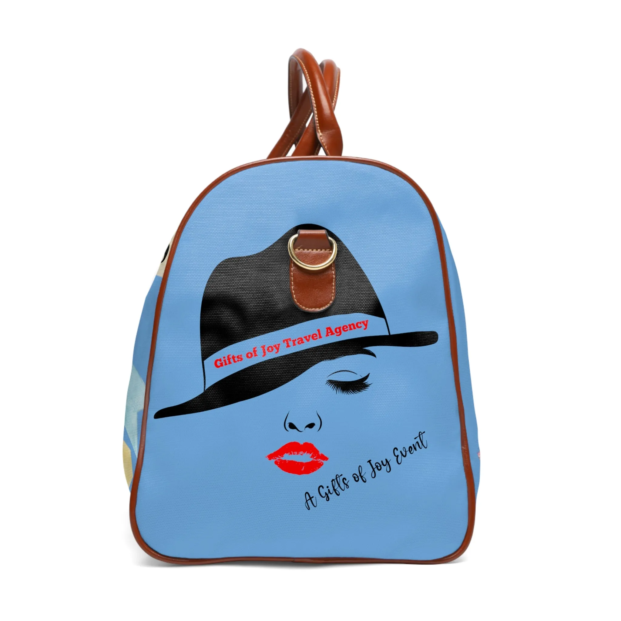 Gifts of Joy Blue Waterproof Travel Bag