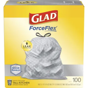 Glad ForceFlex Tall Kitchen Trash Bags