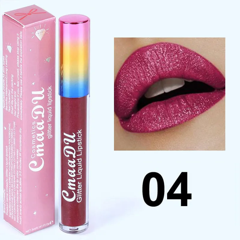 Glitter Lip Gloss [4 PCS/Pack]
