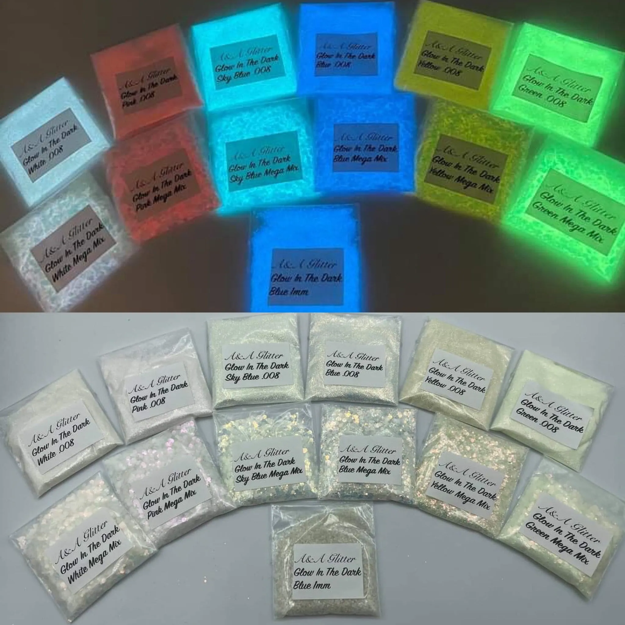 Glow In The Dark Glitters