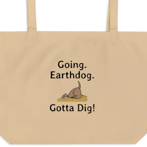 Going. Earthdog. Gotta Dig! X-Large Tote/ Shopping Bags