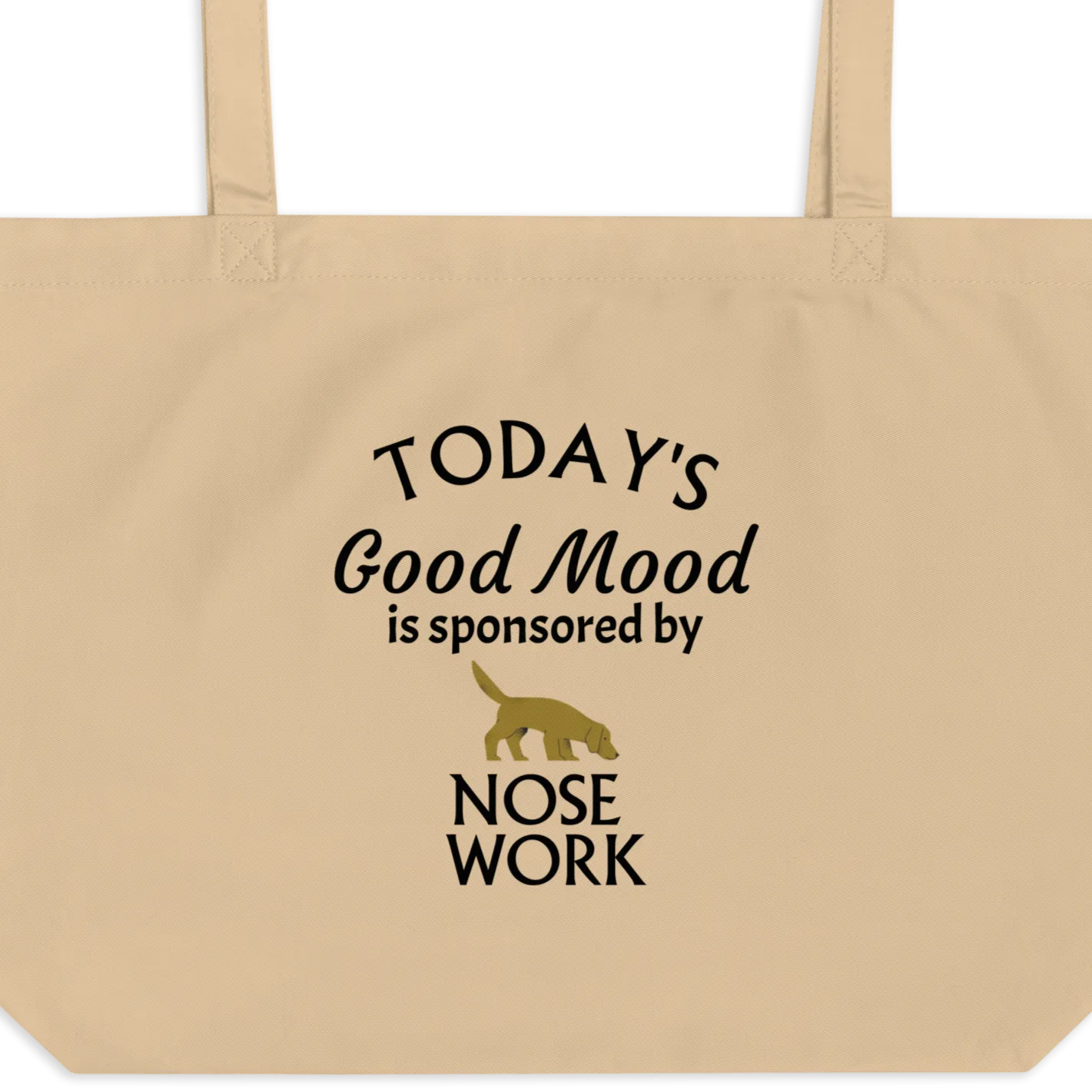 Good Mood by Nose Work X-Large Tote/ Shopping Bags