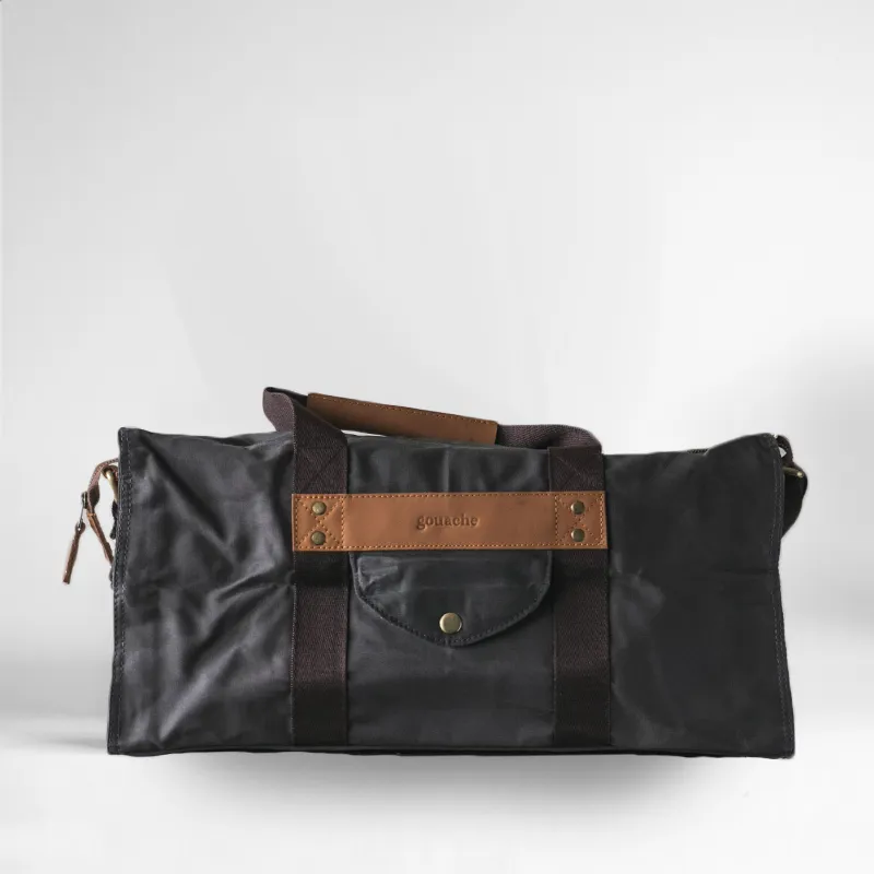 Gouache Hogarth Waxed Canvas Duffel Bag