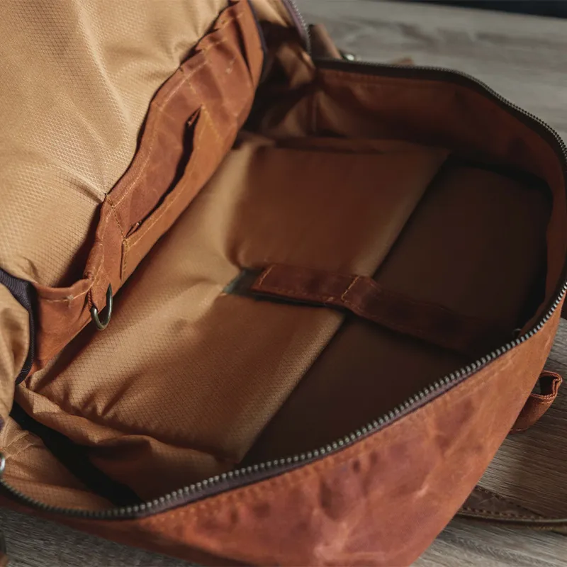 Gouache x Spark Junior Waxed Canvas Backpack