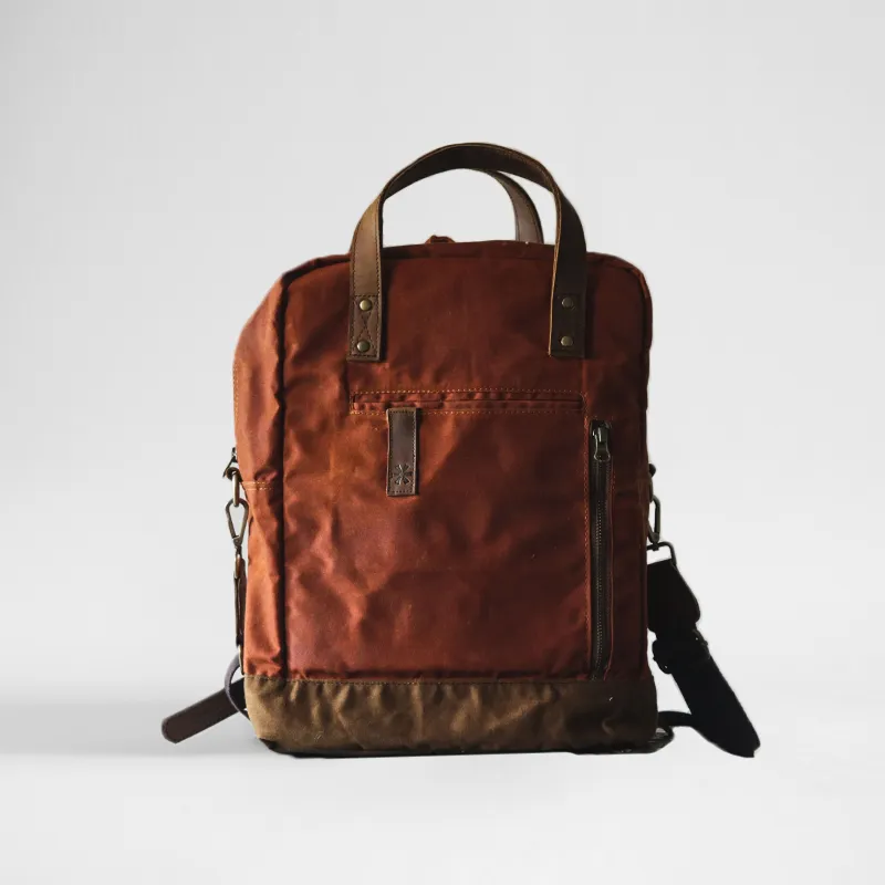 Gouache x Spark Junior Waxed Canvas Backpack