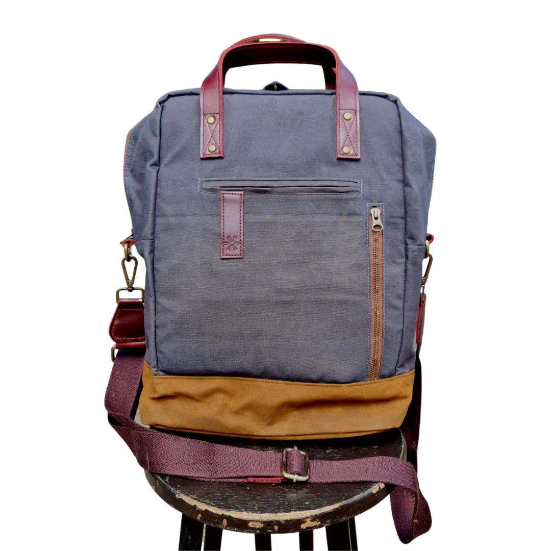 Gouache x Spark Junior Waxed Canvas Backpack