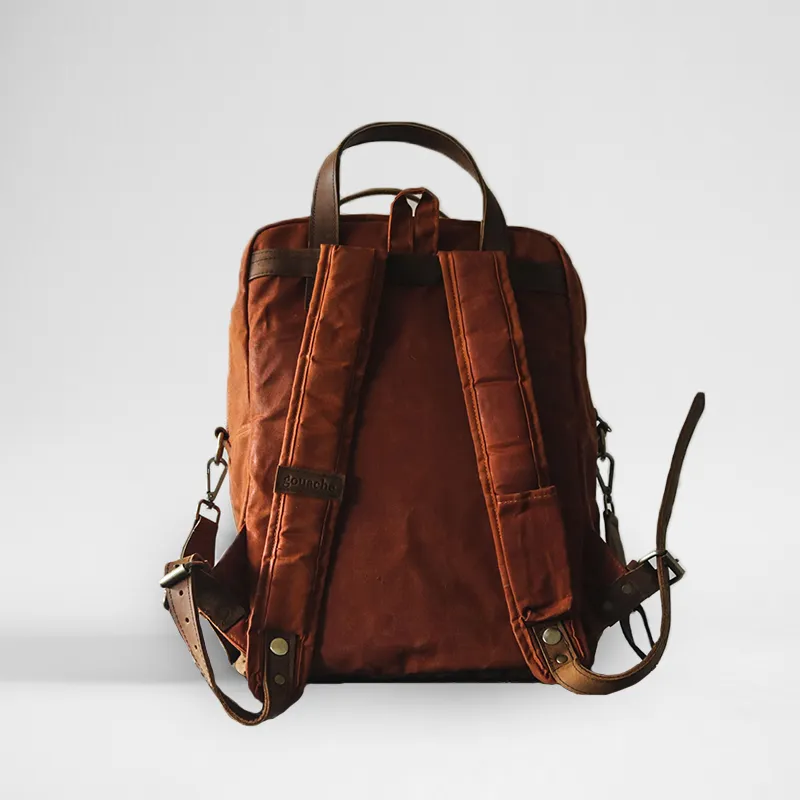 Gouache x Spark Junior Waxed Canvas Backpack