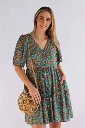 Grace Straw Bag In Brown